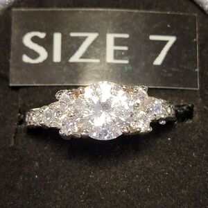 Dazzling Diamond Simulant Ring